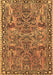 Oriental Brown Traditional Rug, tr4789brn