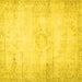 Square Machine Washable Persian Yellow Traditional Rug, wshtr478yw