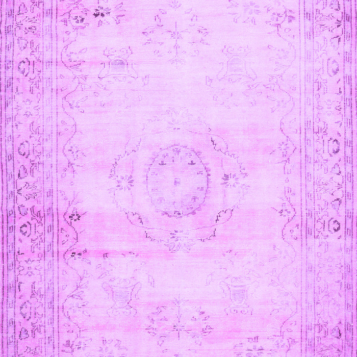 Machine Washable Persian Purple Traditional Area Rugs, wshtr478pur