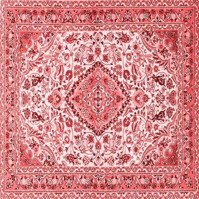Medallion Red Traditional Rug, tr4790red
