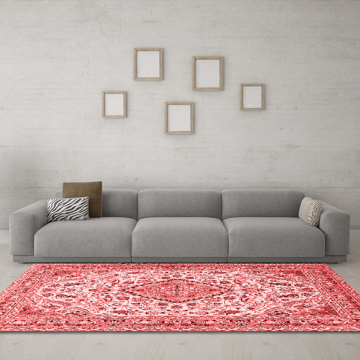 Traditional Red Washable Rugs