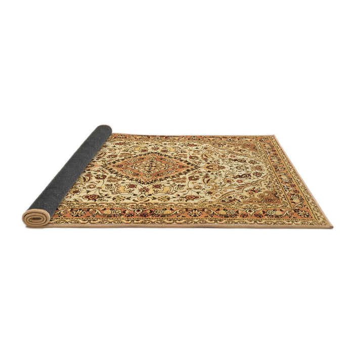 Sideview of Medallion Brown Traditional Rug, tr4790brn