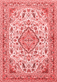 Medallion Red Traditional Rug, tr4790red