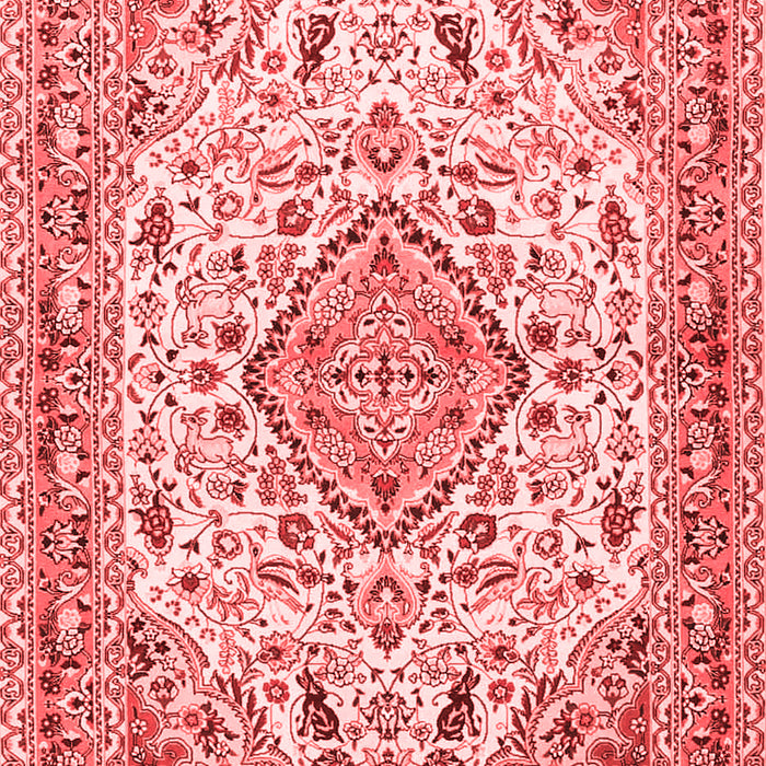 Medallion Red Traditional Area Rugs