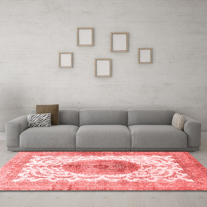 Traditional Red Washable Rugs