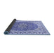 Sideview of Medallion Blue Traditional Rug, tr4793blu