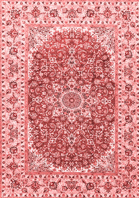 Medallion Red Traditional Rug, tr4793red