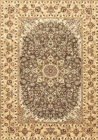 Medallion Brown Traditional Rug, tr4793brn