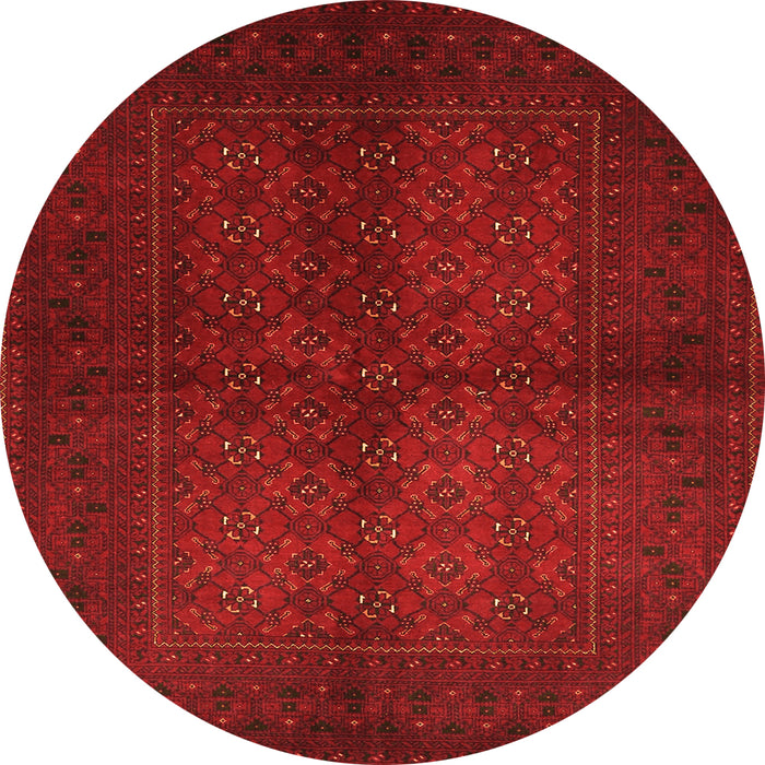 Square Persian Orange Traditional Rug, tr4794org
