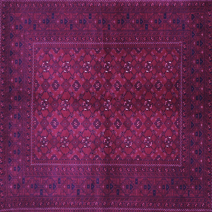 Square Persian Purple Traditional Rug, tr4794pur