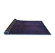 Sideview of Persian Blue Traditional Rug, tr4794blu
