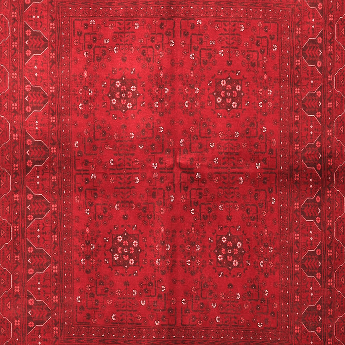Machine Washable Persian Red Traditional Rug, wshtr4795red