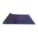 Sideview of Persian Blue Traditional Rug, tr4795blu