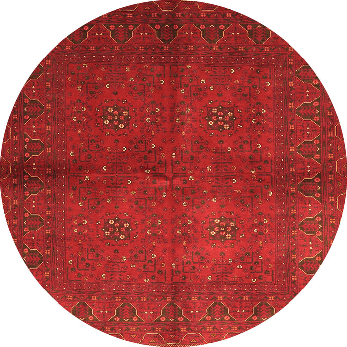 Square Persian Orange Traditional Rug, tr4795org