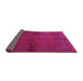 Sideview of Persian Pink Traditional Rug, tr4795pnk