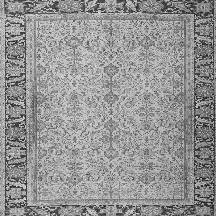 Serging Thickness of Persian Gray Traditional Rug, tr4796gry