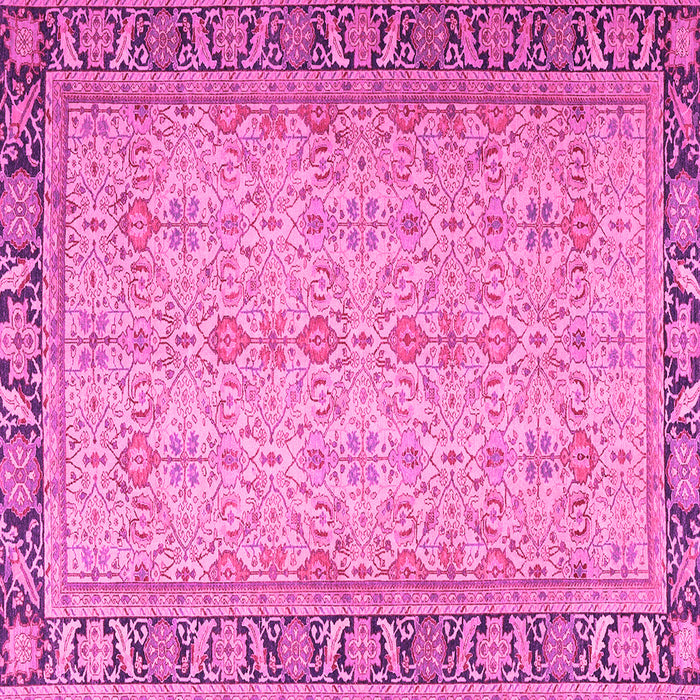 Square Persian Pink Traditional Rug, tr4796pnk