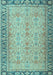 Machine Washable Persian Light Blue Traditional Rug, wshtr4796lblu