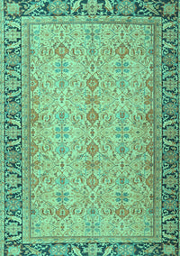 Persian Turquoise Traditional Rug, tr4796turq