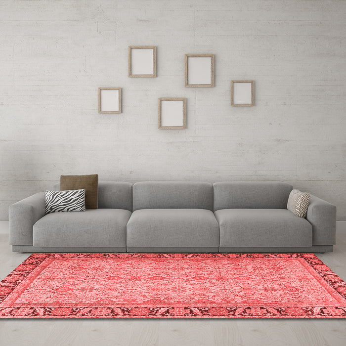 Traditional Red Washable Rugs
