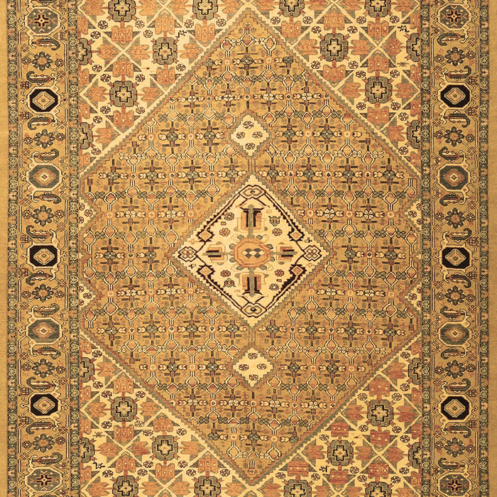 Machine Washable Persian Brown Traditional Rug, wshtr4797brn