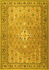 Persian Yellow Traditional Rug, tr4797yw