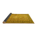 Sideview of Persian Yellow Traditional Rug, tr4797yw