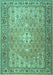 Persian Turquoise Traditional Rug, tr4797turq