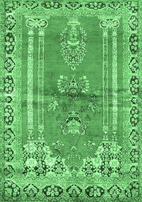 Persian Emerald Green Traditional Rug, tr4798emgrn