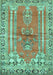 Persian Turquoise Traditional Rug, tr4798turq