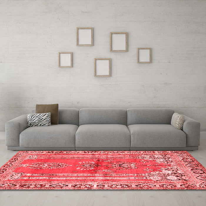 Traditional Red Washable Rugs