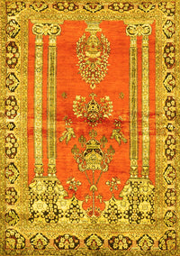 Persian Yellow Traditional Rug, tr4798yw