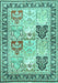 Persian Turquoise Traditional Rug, tr4799turq