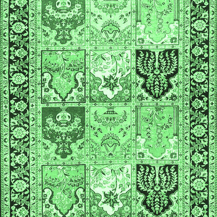 Persian Emerald Green Traditional Rug, tr4799emgrn