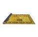 Sideview of Persian Yellow Traditional Rug, tr4799yw