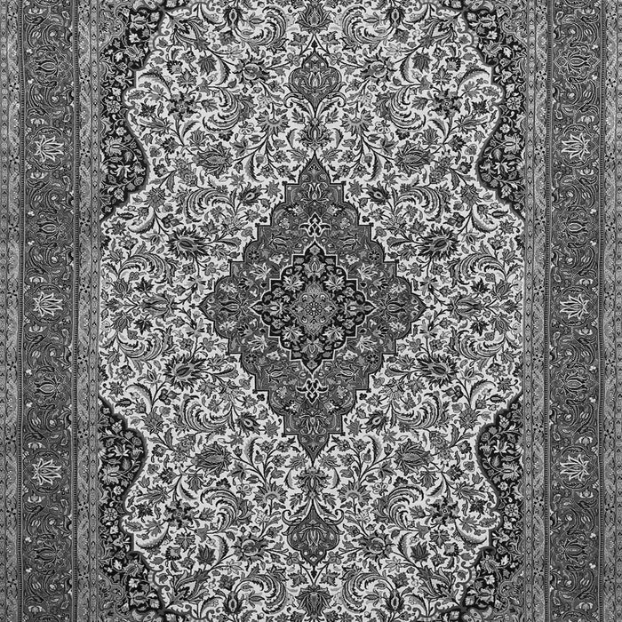 Medallion Gray Traditional Rug, tr479gry