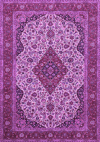 Medallion Purple Traditional Rug, tr479pur