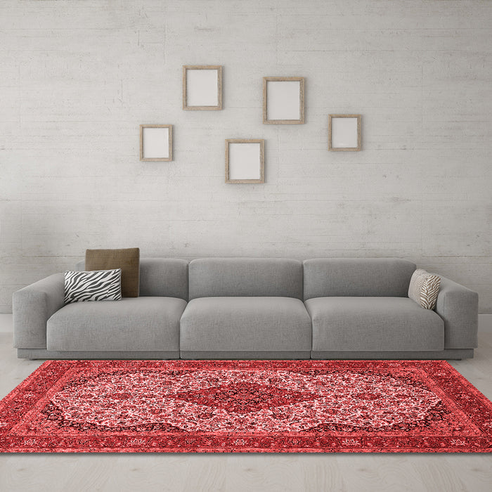 Traditional Red Washable Rugs
