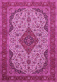 Medallion Pink Traditional Rug, tr479pnk