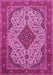 Medallion Pink Traditional Rug, tr479pnk