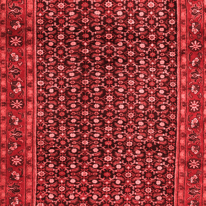 Machine Washable Persian Red Traditional Rug, wshtr47red