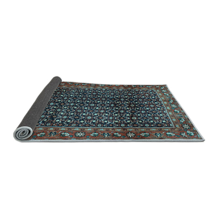 Sideview of Persian Light Blue Traditional Rug, tr47lblu