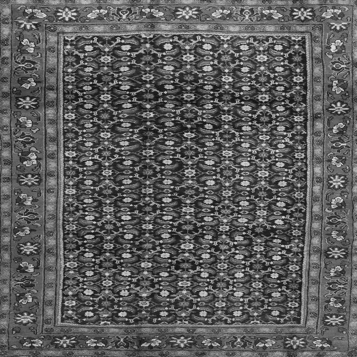 Serging Thickness of Persian Gray Traditional Rug, tr47gry