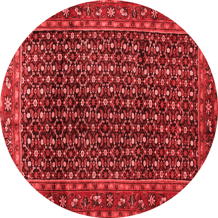 Machine Washable Persian Red Traditional Rug, wshtr47red
