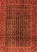 Serging Thickness of Machine Washable Persian Orange Traditional Area Rugs, wshtr47org