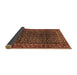 Sideview of Persian Brown Traditional Rug, tr47brn