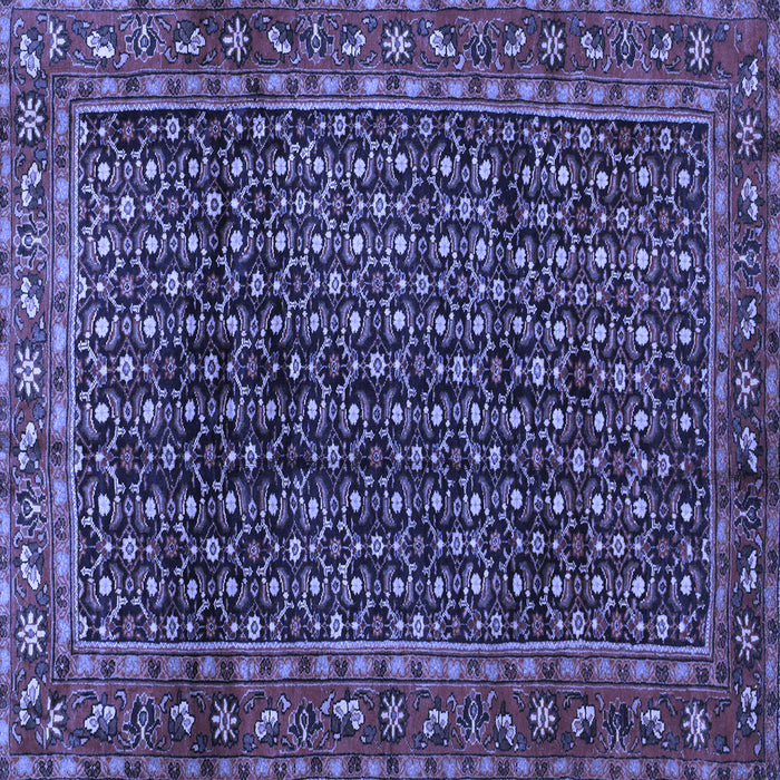 Square Persian Blue Traditional Rug, tr47blu