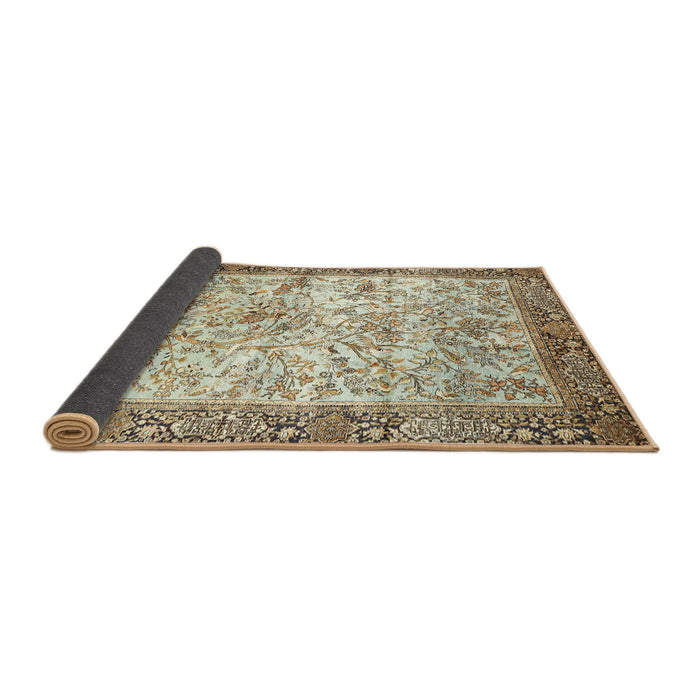 Sideview of Traditional Brown Animal Rug, tr4800