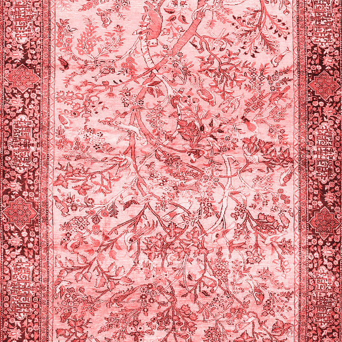 Animal Red Traditional Area Rugs