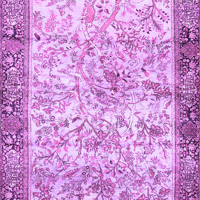 Animal Purple Traditional Rug, tr4800pur